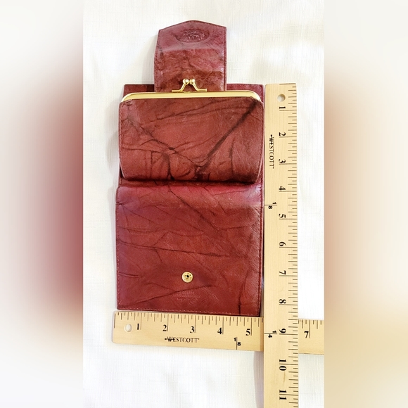 Buxton Women's Leather Attache Clutch Cardex Wallet and Coin Purse - Picture 9 of 11